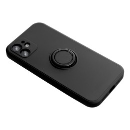 Etui na iPhone 16 PRO MAX Silicone Ring czarne