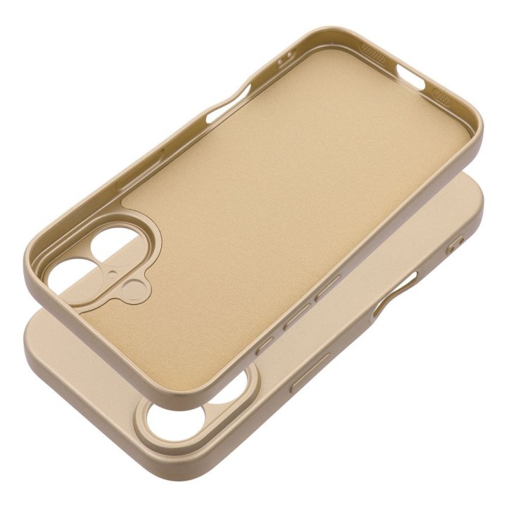 Case for iPhone 16 Metallic gold