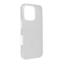 Чохол для iPhone 16 PRO Shining сріблястий
