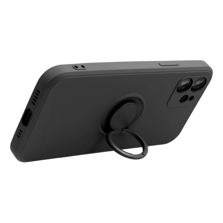 Чохол для iPhone 16 PRO MAX Silicone Ring чорний
