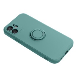 Чохол для iPhone 16 Silicone Ring зелений
