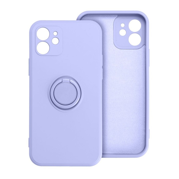 Чехол для iPhone 16 Silicone Ring фиолетовый