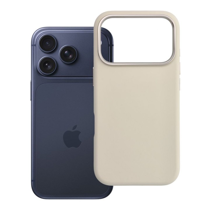 Чохол для iPhone 18 Pro / 17 Pro Forcell F-Protect Frame Premium сумісний із MagSafe antique white 0INT