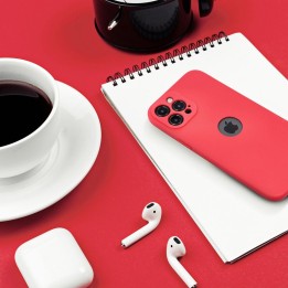 Case for iPhone 16 Soft red