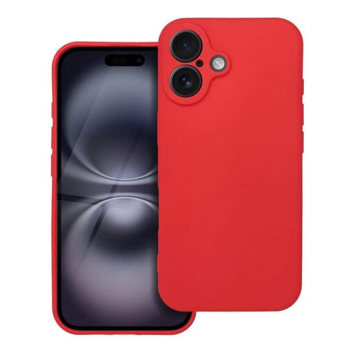 Case for iPhone 16 Soft red