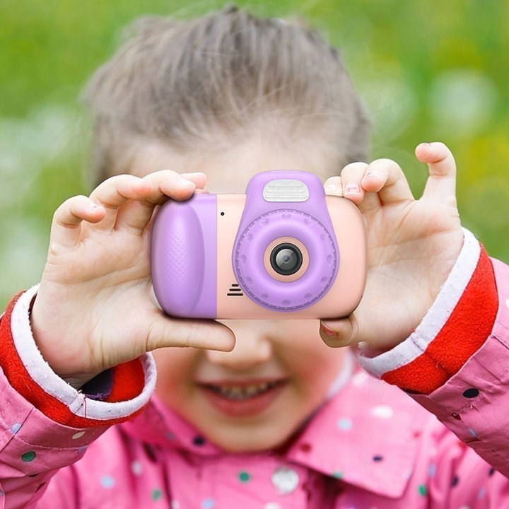 Digital camera for kids Hoco 2MP 2,4" Full HD DV201 pink 0INT