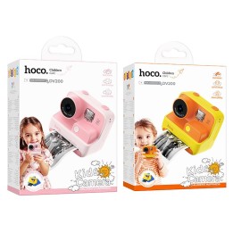 Camera digital for kids with printer Hoco 1MP 2,0" HD Ready DV200 yellow
