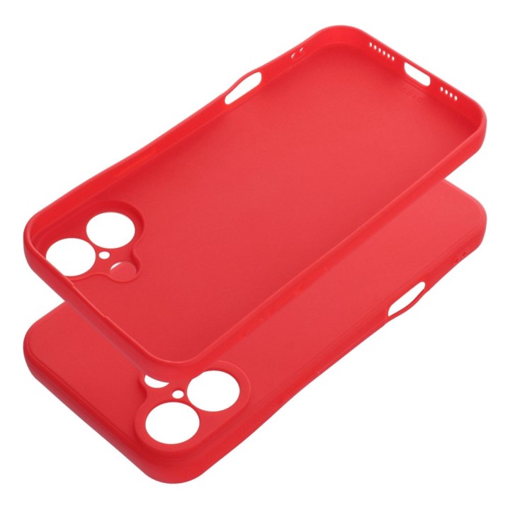 Case for iPhone 16 PLUS Soft red