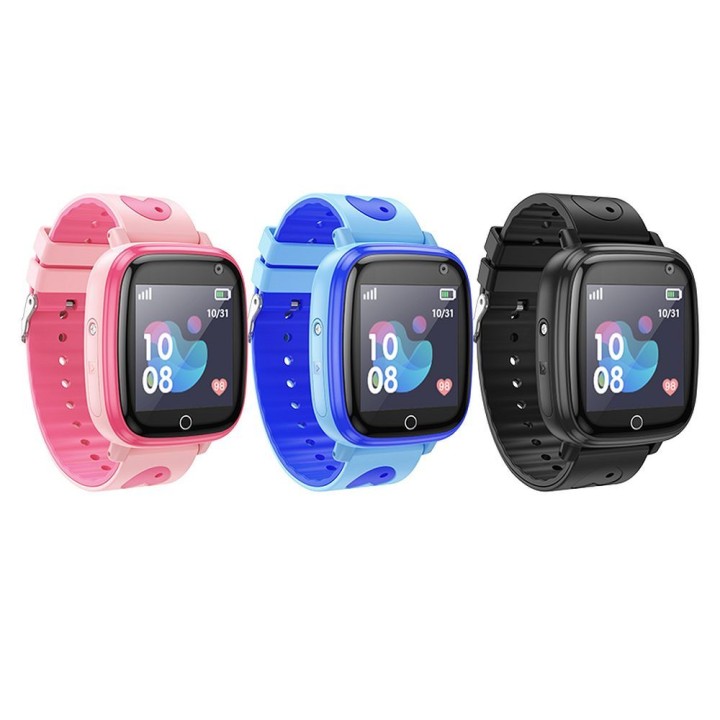 Smartwatch for kids Hoco 1,44" 2G with function calls Y100 black