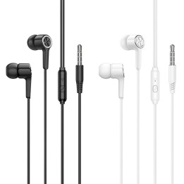 Headphones wired in-ear Jack 3,5 mm Hoco M104 white