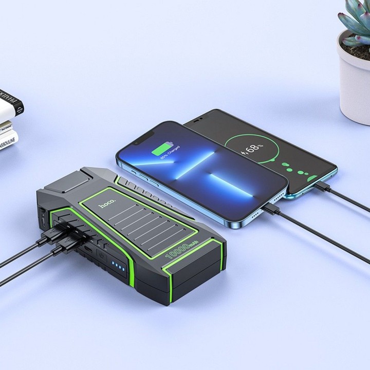 Повербанк Hoco 10000 mAh 3A з функцією пуску автомобіля QS1 чорний