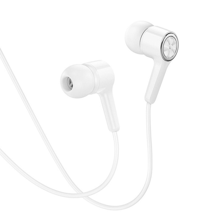 Headphones wired in-ear Jack 3,5 mm Hoco M104 white