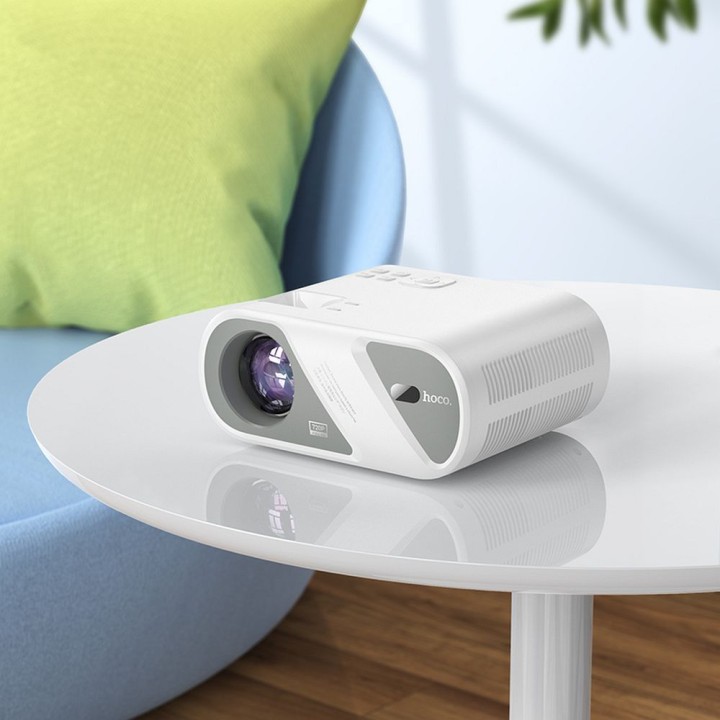 Projektor HD Ready Hoco Wi-Fi Bluetooth 720P DT1 biały