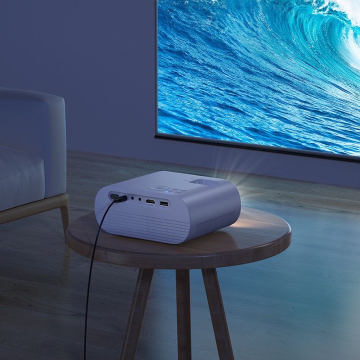 Projektor HD Ready Hoco Wi-Fi Bluetooth 720P DT1 white