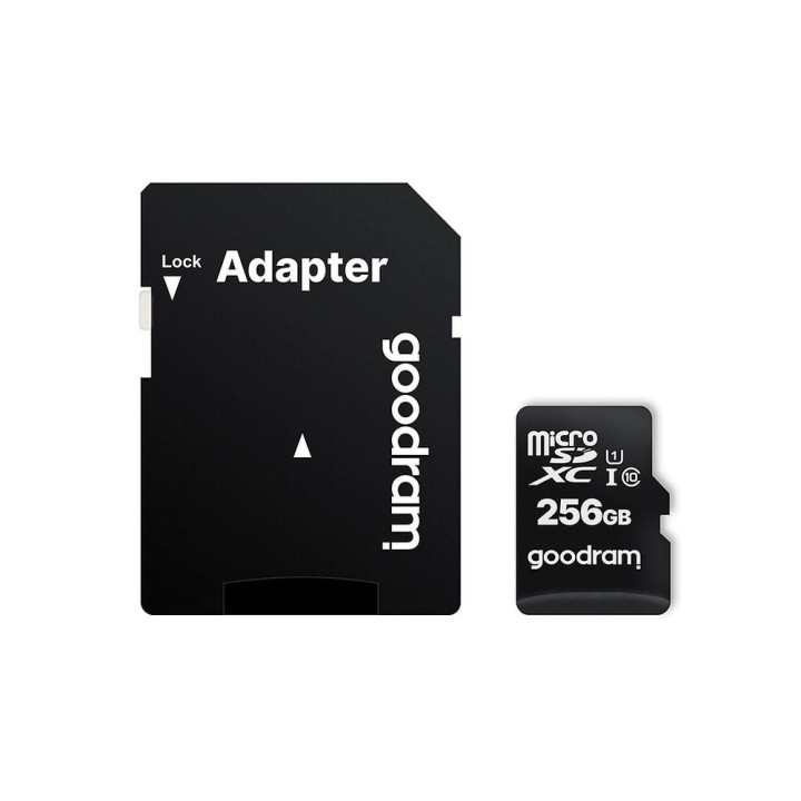 GOODRAM карта памяти microSD 256GB 100MB/s class 10 UHS И с адаптером SD