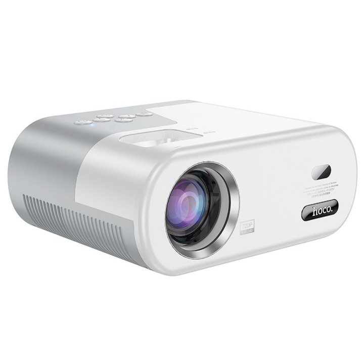 Projektor HD Ready Hoco z systemem Android Wi-Fi Bluetooth 720P DT2 biały