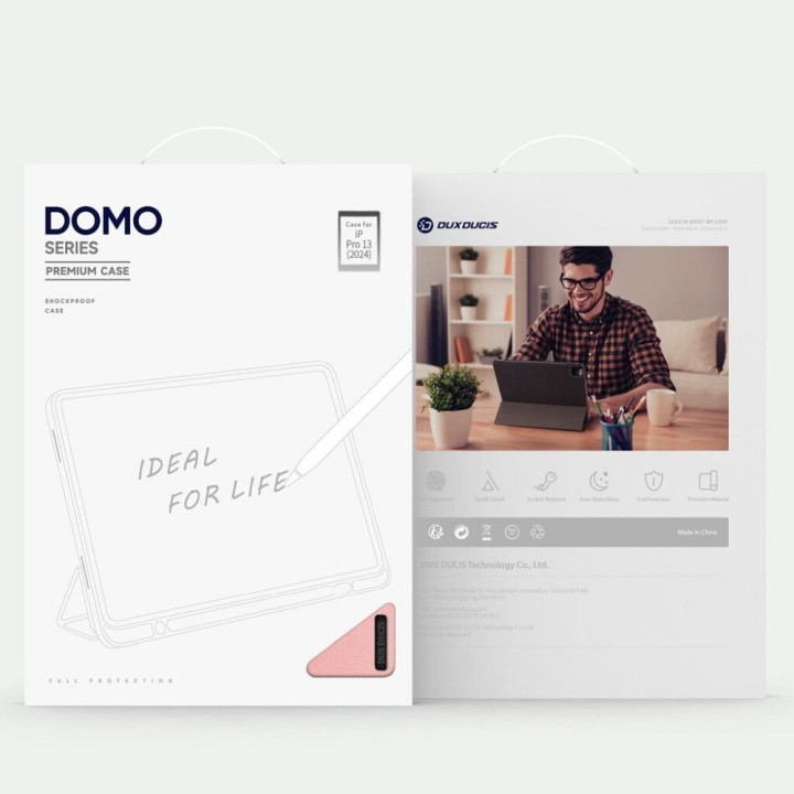 DUX DUCIS case DOMO foldable with a stylus compartment for iPad Pro 13 (2024) black