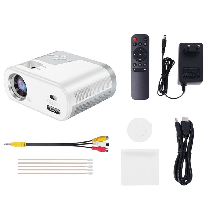 Projektor HD Ready Hoco с systemem Android Wi-Fi Bluetooth 720P DT2 белый
