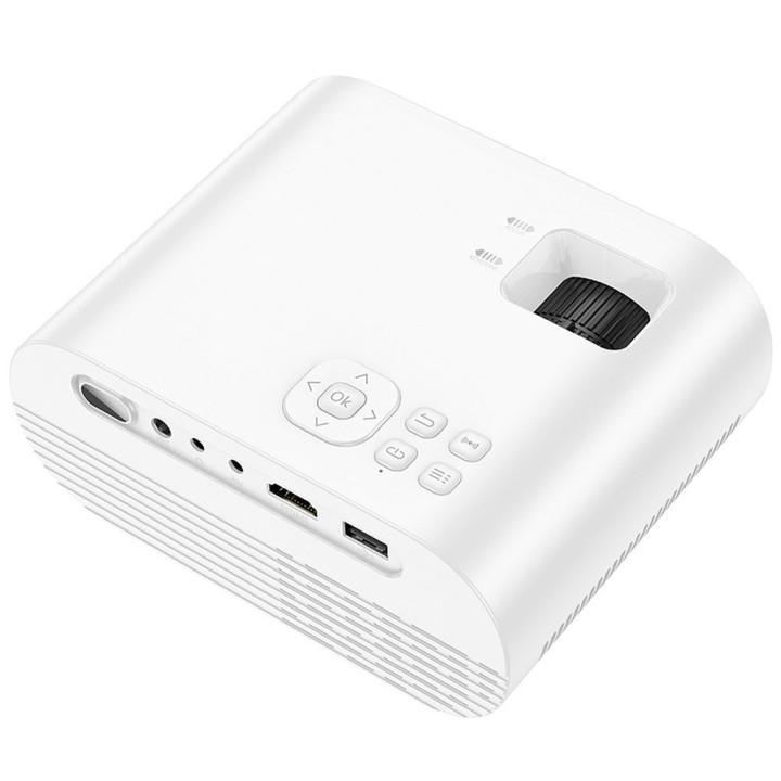 Projektor HD Ready Hoco Wi-Fi Bluetooth 720P DT1 biały