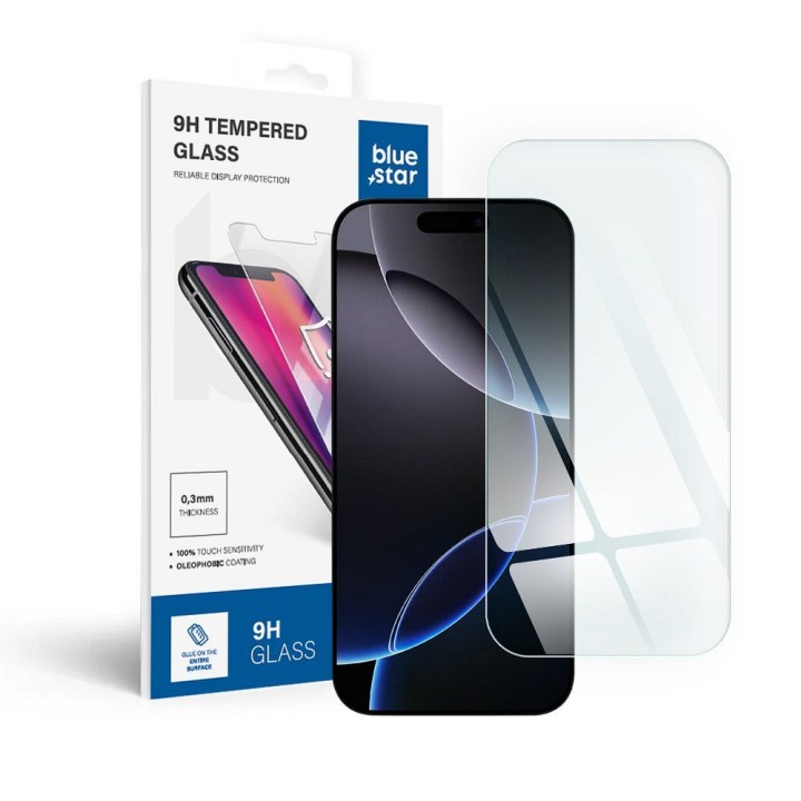 Szkło hartowane do iPhone 16 PRO MAX / 17 PRO MAX / 18 PRO MAX Blue Star