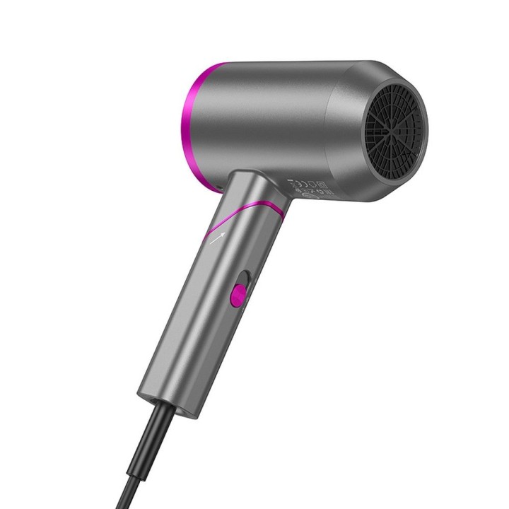 Hair dryer hair Hoco foldable HP13 PLUS red róż