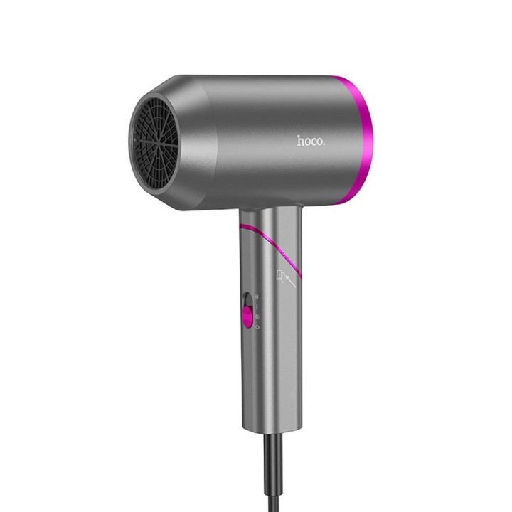 Hair dryer hair Hoco foldable HP13 PLUS red róż