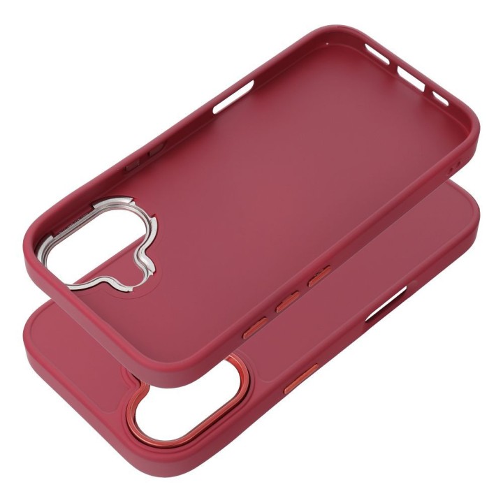 Чехол для iPhone 16 Frame magenta