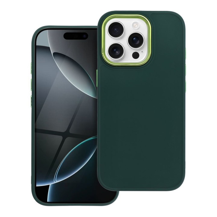 Чохол для iPhone 16 PRO Frame зелений