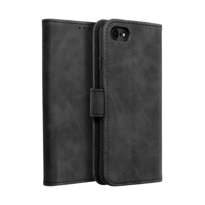 Чехол с клапаном для iPhone 7 / 8 / SE 2020 / SE 2022 Tender Book черный