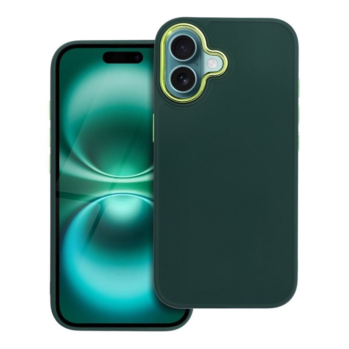 Чохол для iPhone 16 Frame зелений