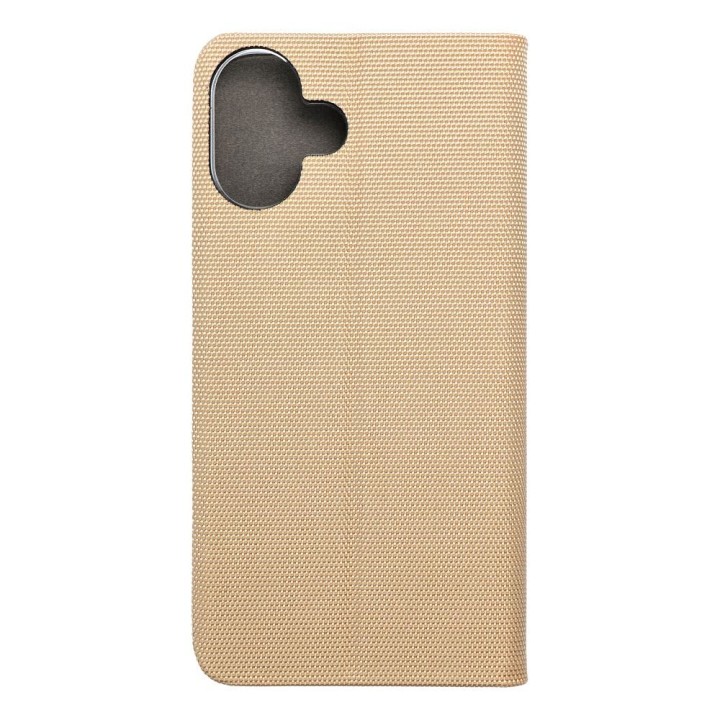 Чохол з клапаном для iPhone 16 PLUS Sensitive Book золотий