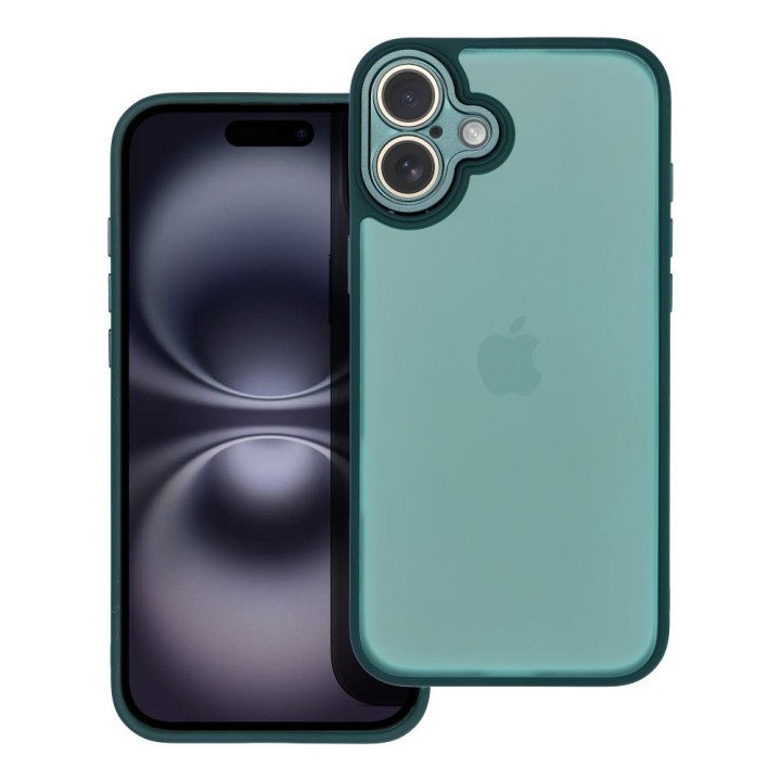 Чехол для iPhone 16 PLUS Variete темно-зеленый