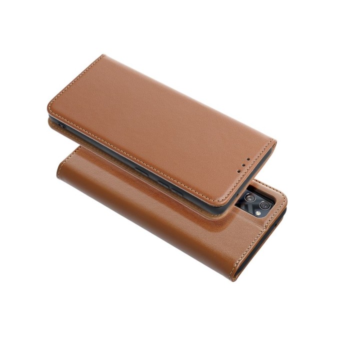 Flip case for iPhone 16 PLUS Smart Pro Book leather brown