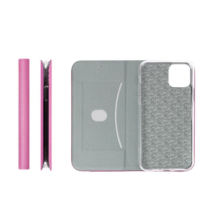 Etui z klapką na iPhone 16 PLUS Sensitive Book różowe