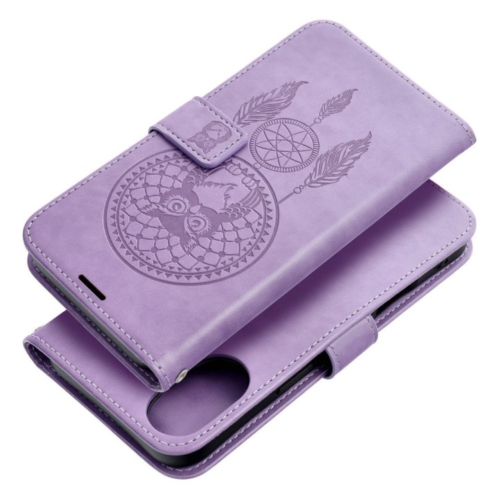 Flip case for iPhone 16 PLUS Mezzo Book dreamcatcher purple