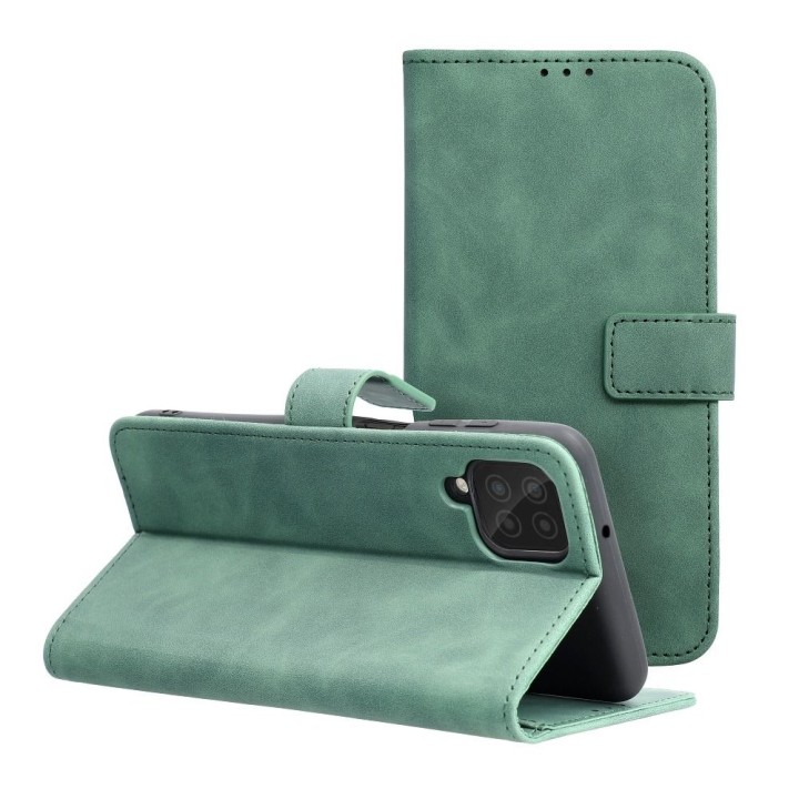 Flip case for Samsung A12 / M12 Tender Book green
