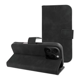 Etui z klapką na iPhone 16 PRO Tender Book czarne