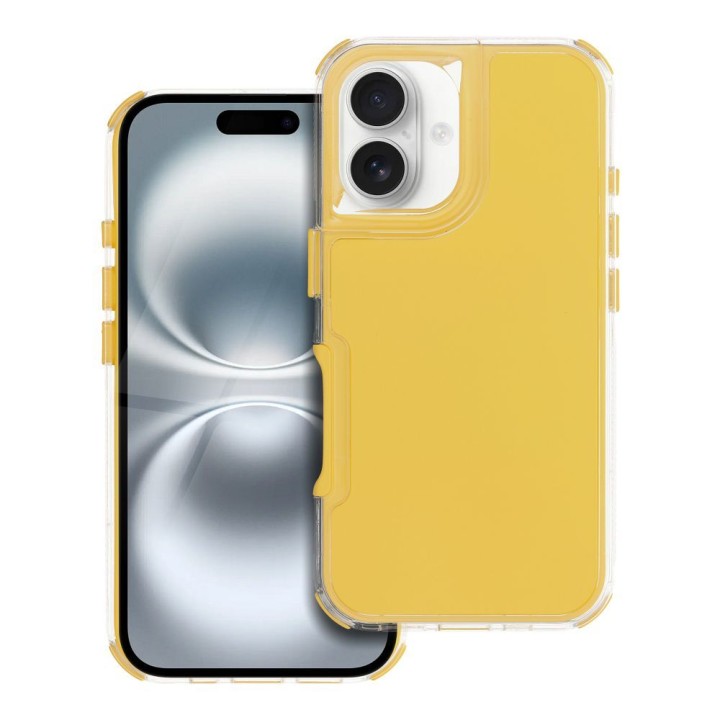 Чехол для iPhone 16 Matrix желтый