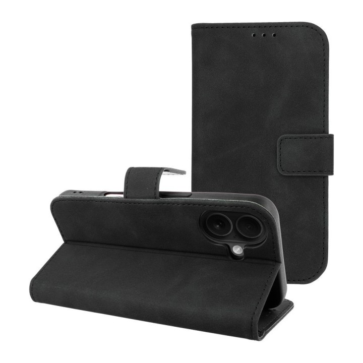 Flip case for iPhone 16 Tender Book black