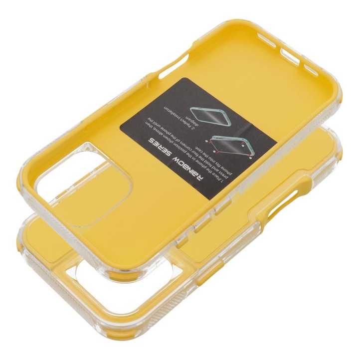 Чехол для iPhone 16 PRO MAX Matrix желтый