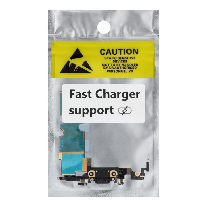 USB charging flex cable for IPHONE 8G black (removed from a device)