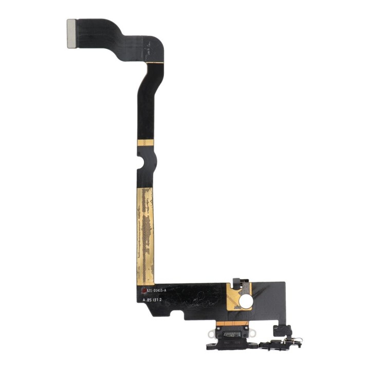 Шлейф зарядки USB для IPHONE XS MAX черный (демонтаж)
