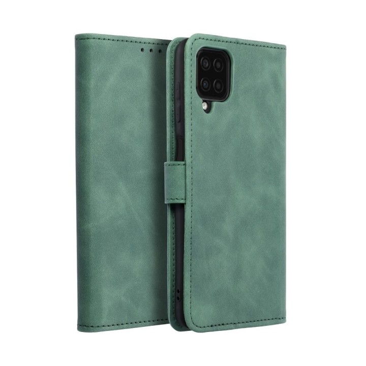 Чохол з клапаном для Samsung A12 / M12 Tender Book зелений