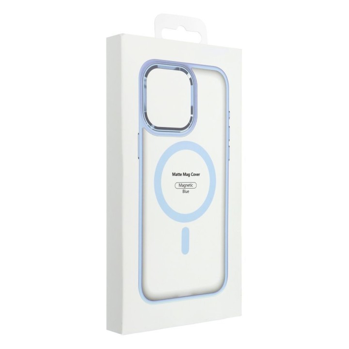 Case for iPhone 16 PRO MAX Matte Mag Cover MagSafe compatible blue