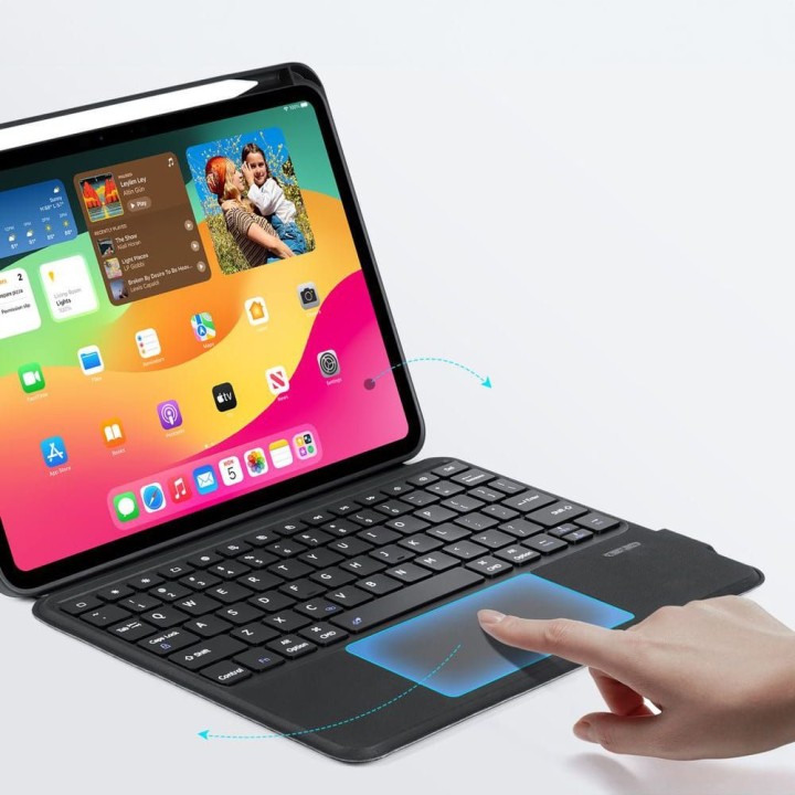 DUX DUCIS case DK foldable with a wireless keyboard for iPad Pro 11 (2024) black