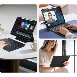DUX DUCIS case DK foldable with keyboard wireless for iPad Pro 13 (2024) black