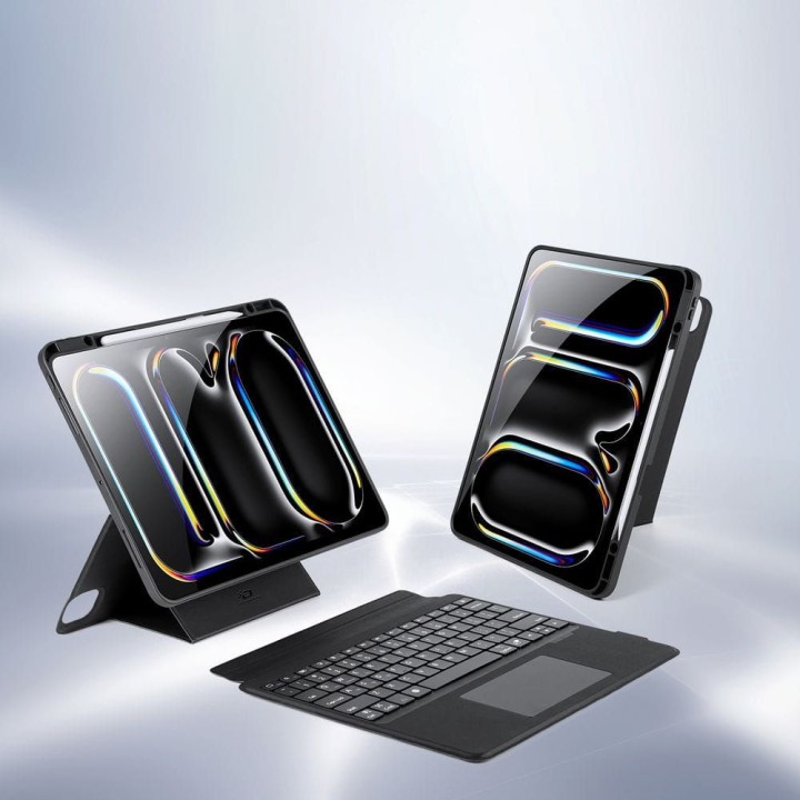 DUX DUCIS чехол DK складной с беспроводной клавиатурой для iPad Pro 13 (2024) черный