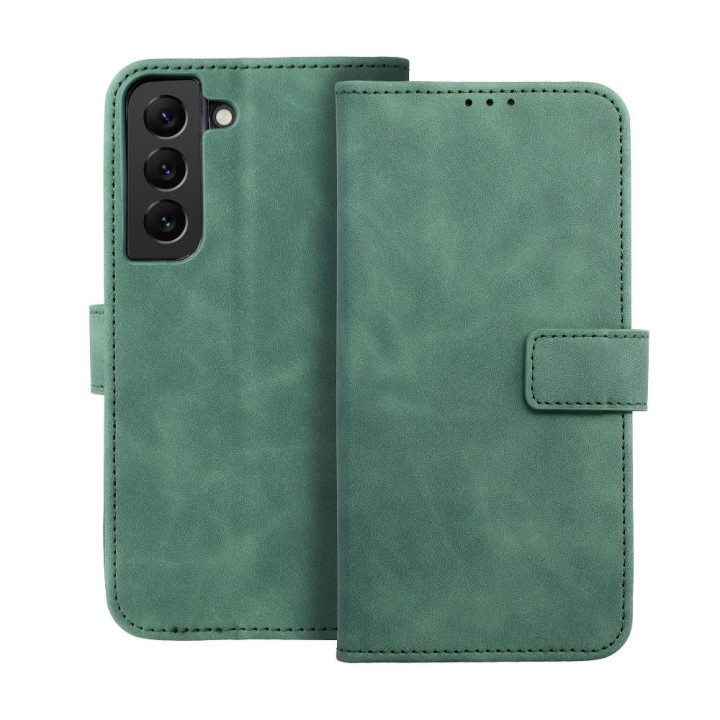 Flip case for Samsung A22 5G Tender Book green