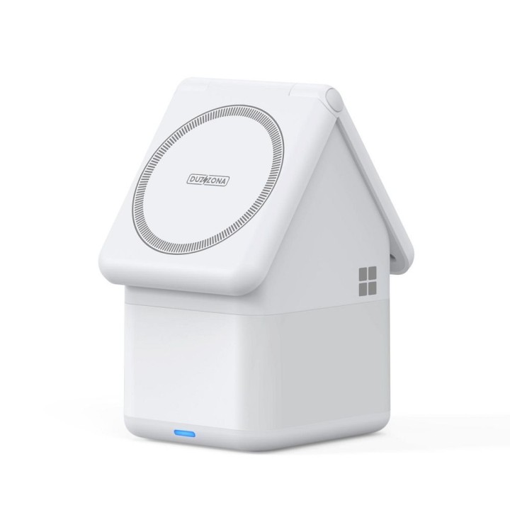 Wireless charger Duzzona W20 4-in-1 compatible with MagSafe 15W with light white