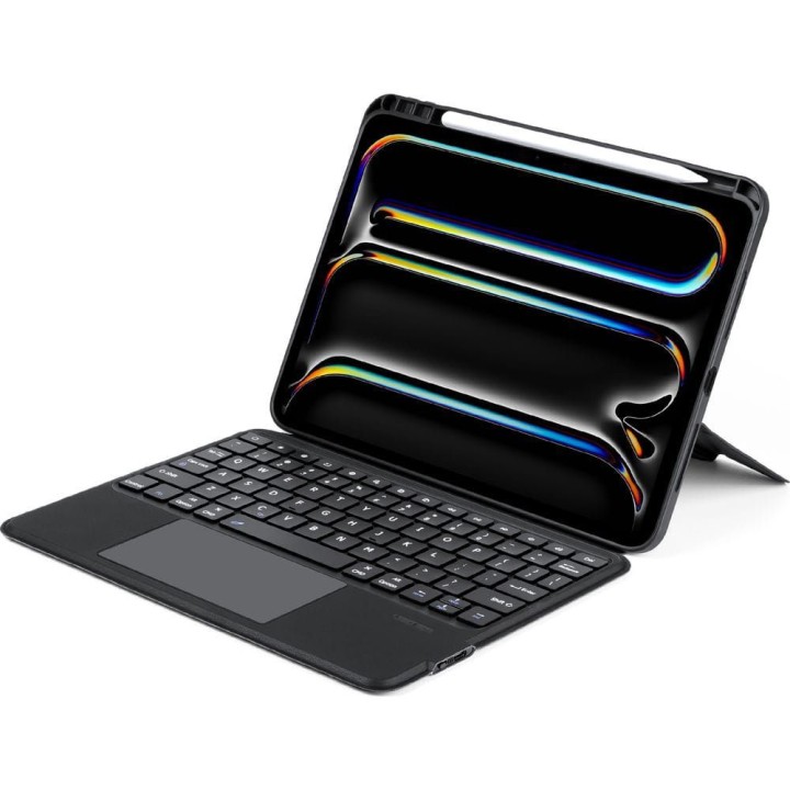 DUX DUCIS case DK foldable with a wireless keyboard for iPad Pro 11 (2024) black